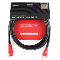 D'Addario IEC to NEMA Plug Power Cable, 10FT (North America)