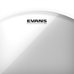 Peau Evans G2 transparente, 12 pouces
