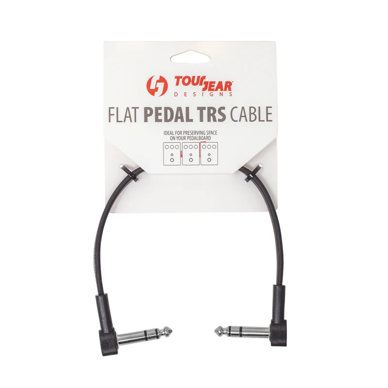 TourGear Designs 10" Flat Pedal Cable TRS - C-Shape