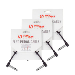 3 Pack 6" Flat Pedal Cable C shape TourGear Designs