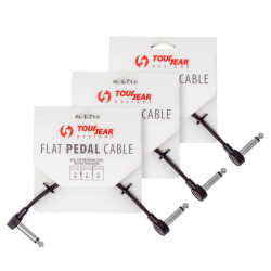 3 Pack 6" Flat Pedal Cable S shape TourGear Designs
