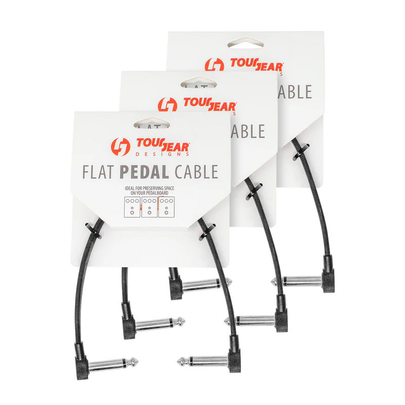 3 Pack 10" Flat Pedal Cable C shape TourGear Designs