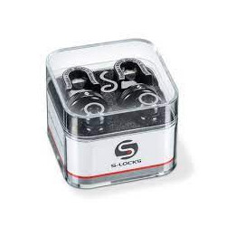 Schaller - S-Lock Strap Locks (2 pieces), Black (SCH1446)