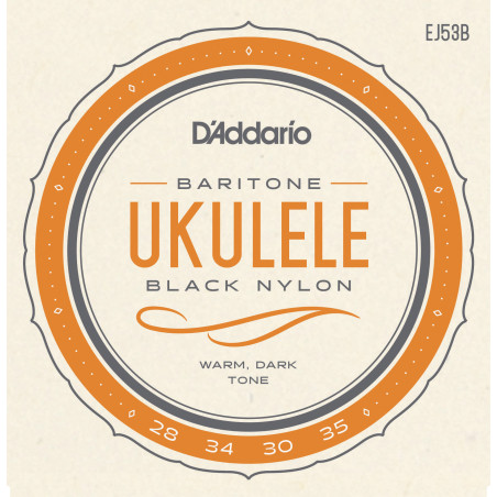 D'Addario EJ53B Pro-Arté Rectified Ukulele Strings, Baritone