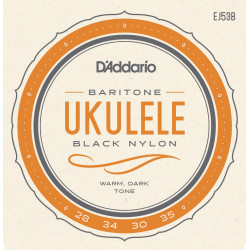 D'Addario EJ53B Pro-Arté Rectified Ukulele Strings, Baritone