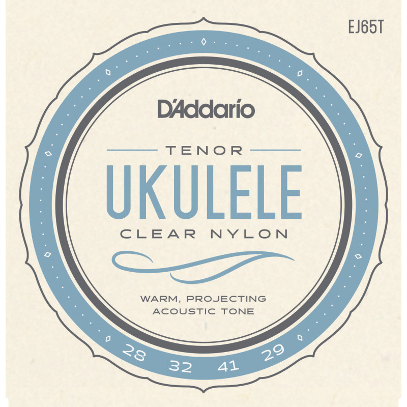 D'Addario EJ65T Pro-Arté Custom Extruded Nylon Ukulele Strings, Tenor