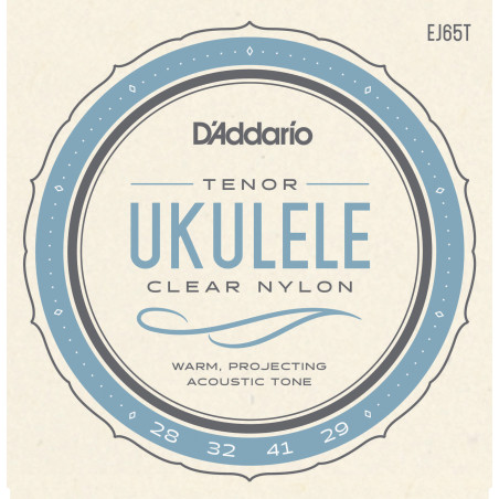 D'Addario EJ65T Pro-Arté Custom Extruded Nylon Ukulele Strings, Tenor