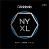 D'Addario NYS013 Single Plain Steel Guitar String, .013