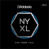 D'Addario NYS014 Single Plain Steel Guitar String, .014