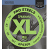 D'Addario EPS300 ProSteels Bass Guitar Strings, Custom Light, 43-107, Long Scale