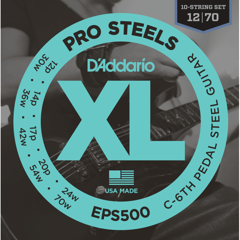 D'Addario EPS500 Pedal Steel Strings, C-6th