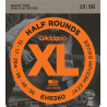 D'Addario EHR360 Half Round Electric Guitar Strings, Jazz Medium, 13-56