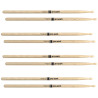 ProMark Classic Attack 5A Shira Kashi Oak Drumstick, Oval Wood Tip, 4-Pack
