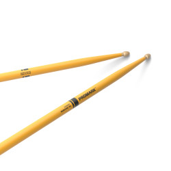 ProMark Rebound 5A Painted Yellow Hickory Drumstick, Acorn Wood Tip