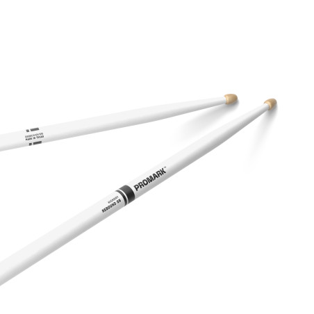 ProMark Rebound 5B Painted White Hickory Drumstick, Acorn Wood Tip