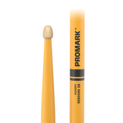ProMark Rebound 5B Painted Yellow Hickory Drumstick, Acorn Wood Tip