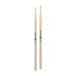 ProMark Rebound 7A Raw Hickory Drumstick, Acorn Wood Tip