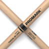 ProMark Finesse 2B Long Maple Drumstick, Small Round Wood Tip