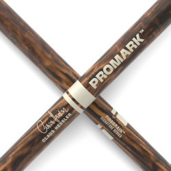 ProMark Claus Hessler ActiveGrip Clear, FireGrain Hickory Drumstick, Wood Tip