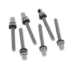 DW Hardware - True-pitch Chrome Tension Rod M5-.8 x 1.65-in (6-Pack)