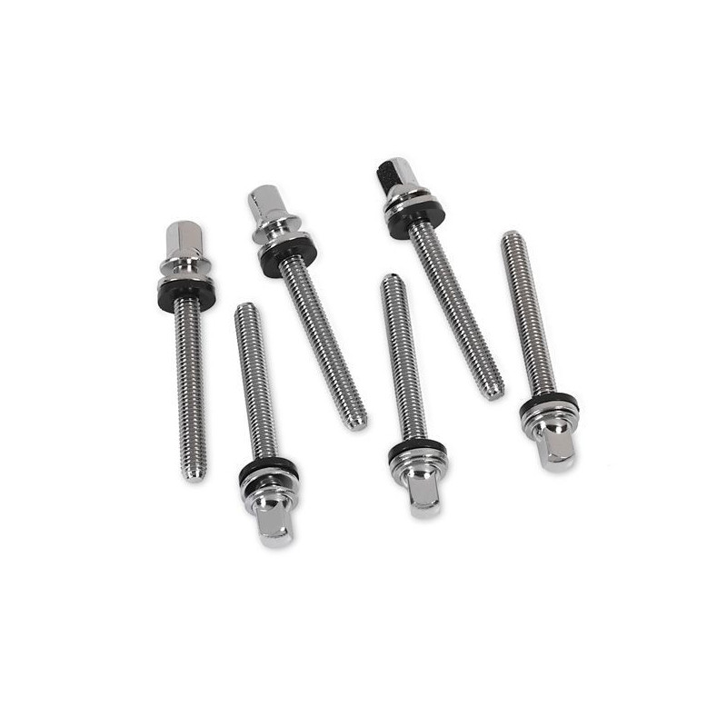 DW Hardware - True-pitch Chrome Tension Rod M5-.8 x 1.65-in (6-Pack)