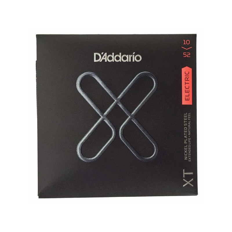 D'Addario XT Electric Nickel Plated Steel, Light Top/Heavy Bot, 10-52