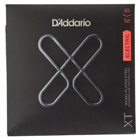 D'Addario XTE1052 Elec Nickel Plated Steel, Light Top/Heavy Bot, 10-52