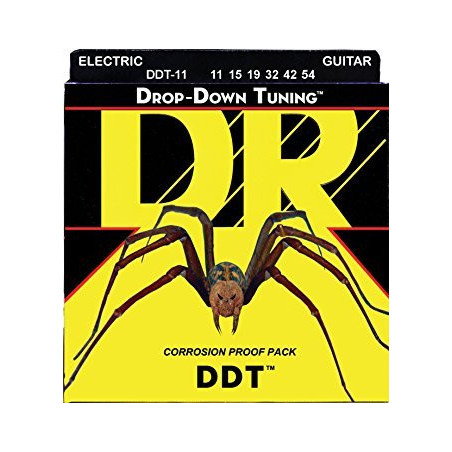 DR Handmade Strings - DDT Electric Guitar Strings, Heavy (11-54)