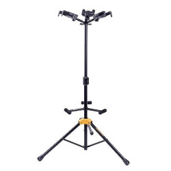 Hercules -AGS Triple Guitar Stand, Foldable Backrest