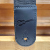 BAM Logo Guitar Strap black