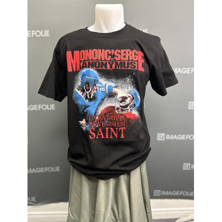 Mononc' Serge & Anonymus - T-Shirt - La Bataille du Vendredi Saint Québec