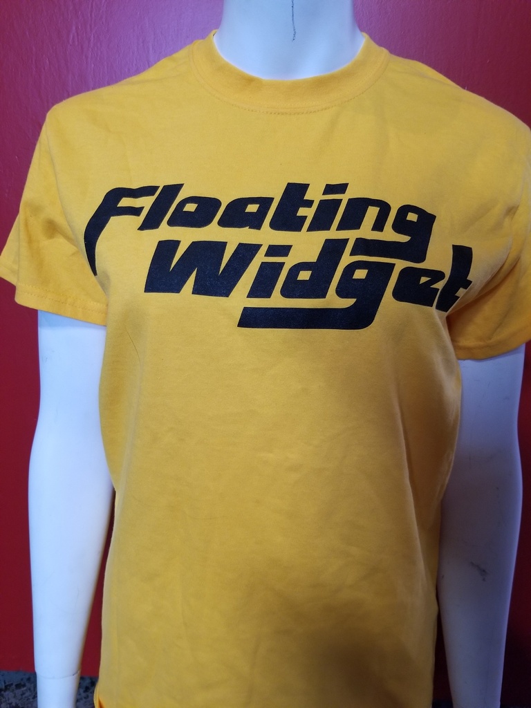 Floating Widget - T-Shirt - Jaune