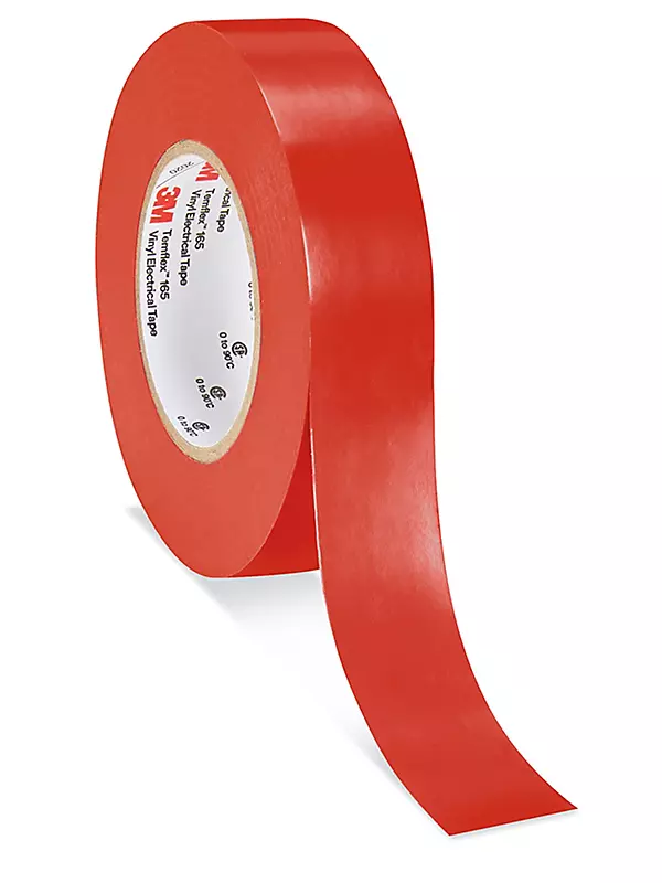 Ruban électrique rouge 19mm x 20m