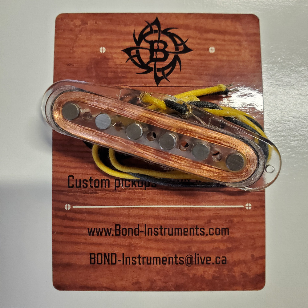 Bond Pick Up NEST set , bobines transparente Style Strat