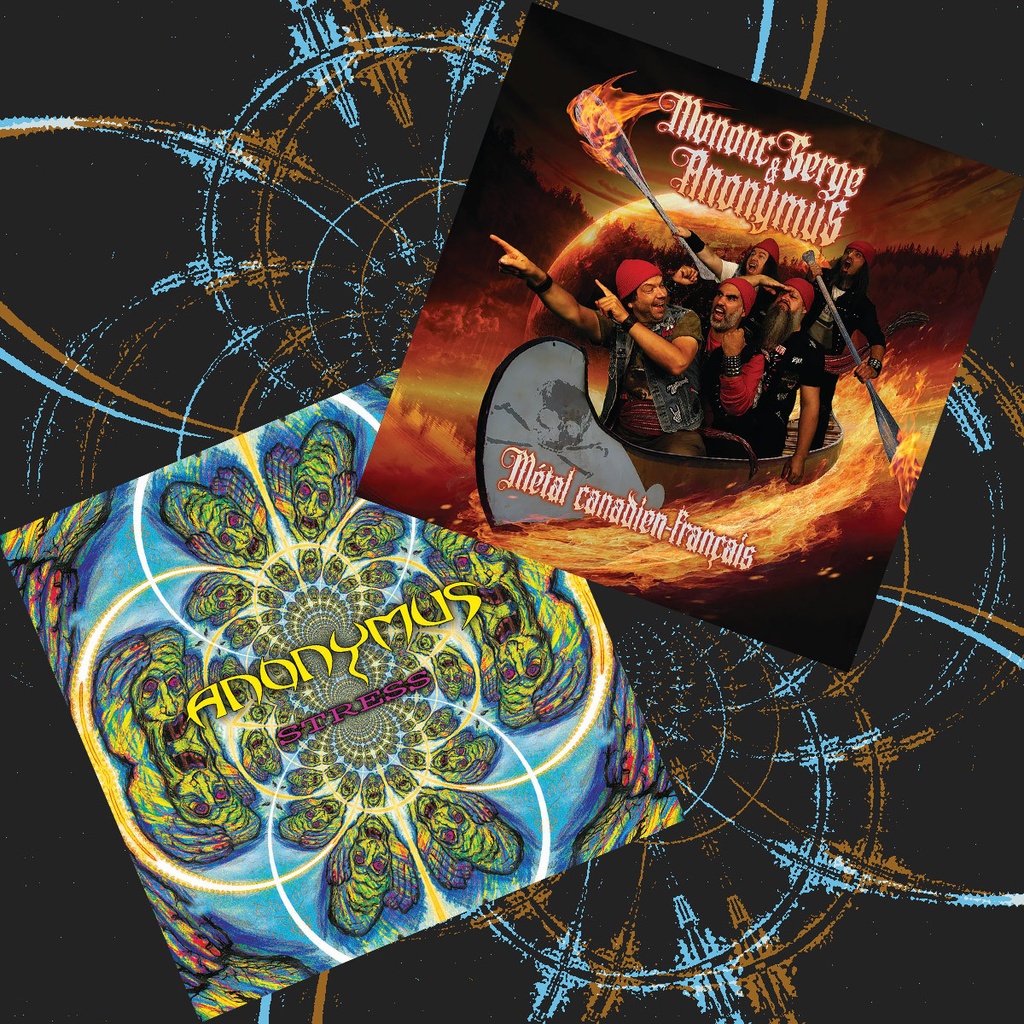 COMBO Anonymus - Stress 2024 + Métal canadien-français - LP Vinyl