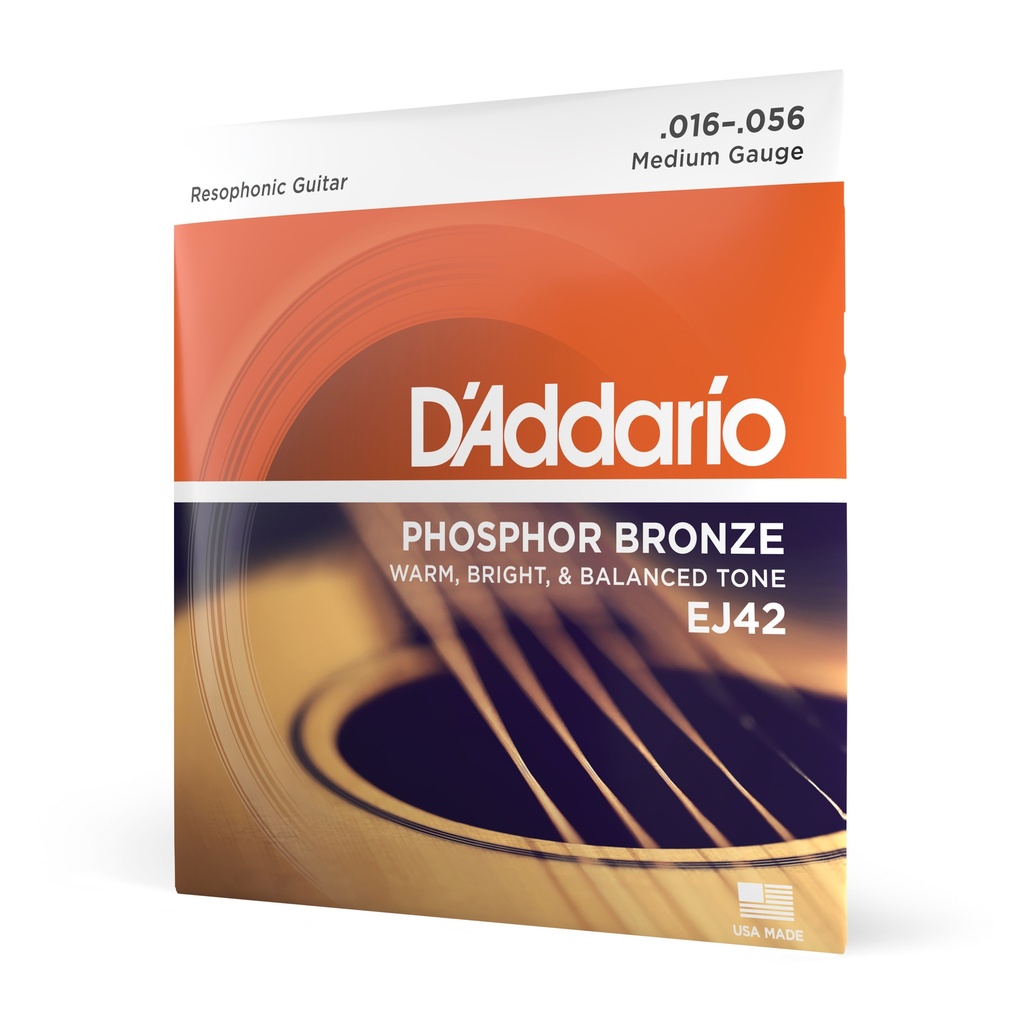 D'Addario EJ42 Resophonic Guitar Strings, 16-56
