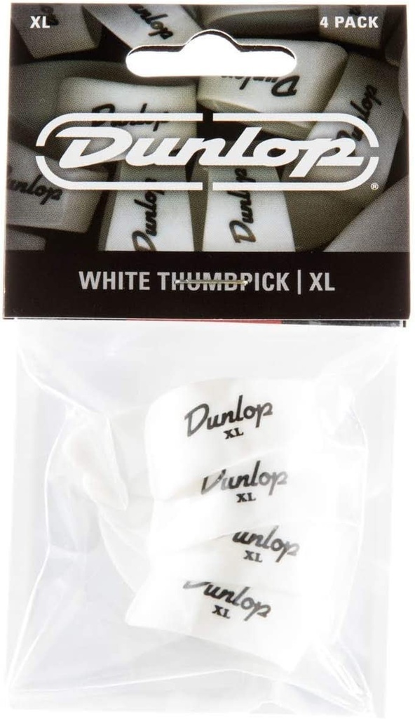 Dunlop - White Thumbpicks (4/paquet)