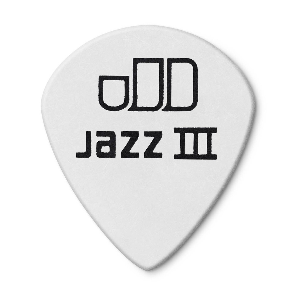 Dunlop 478P1.0 1.00mm Tortex® White Jazz III Guitar Pick (12/pack)