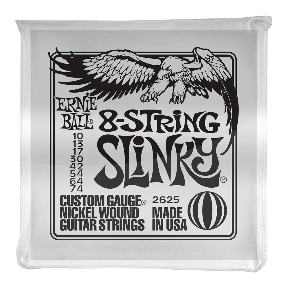 Ernie Ball - 8 cordes Slinky - 10-74