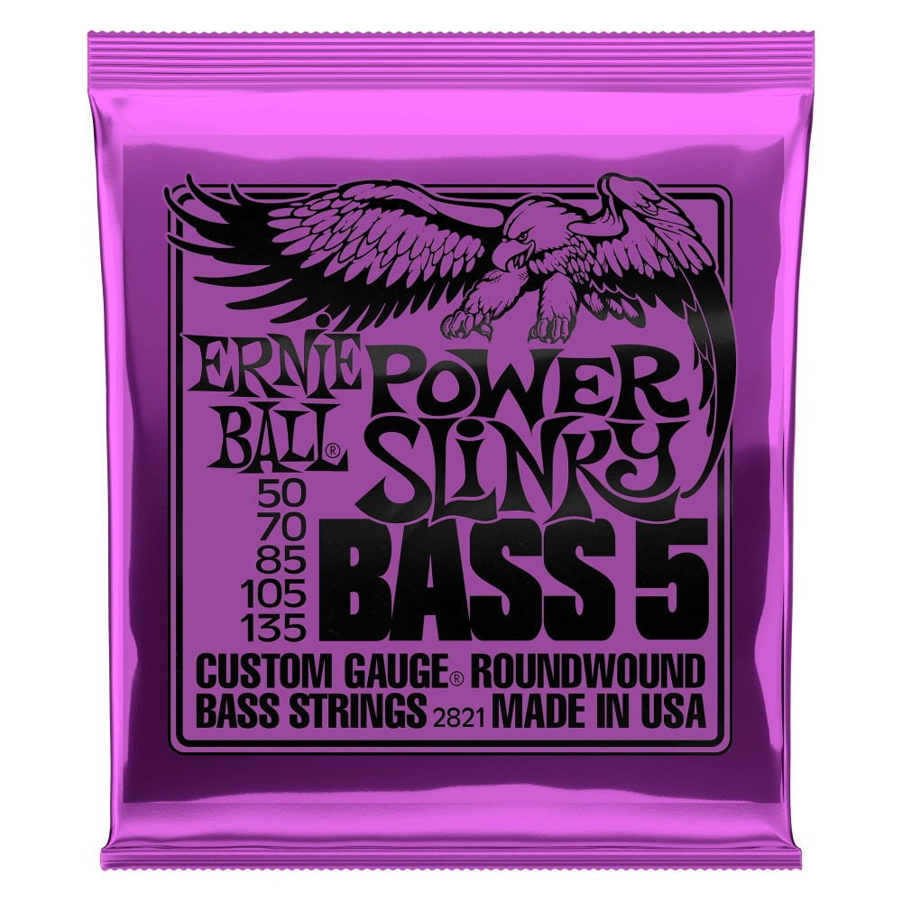 Ernie Ball - BASS POWER SLINK 5 STRING - 50-135