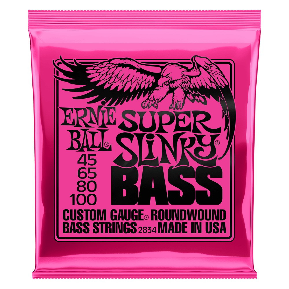 Ernie Ball - Cordes de Basse Super Slinky - 45-100