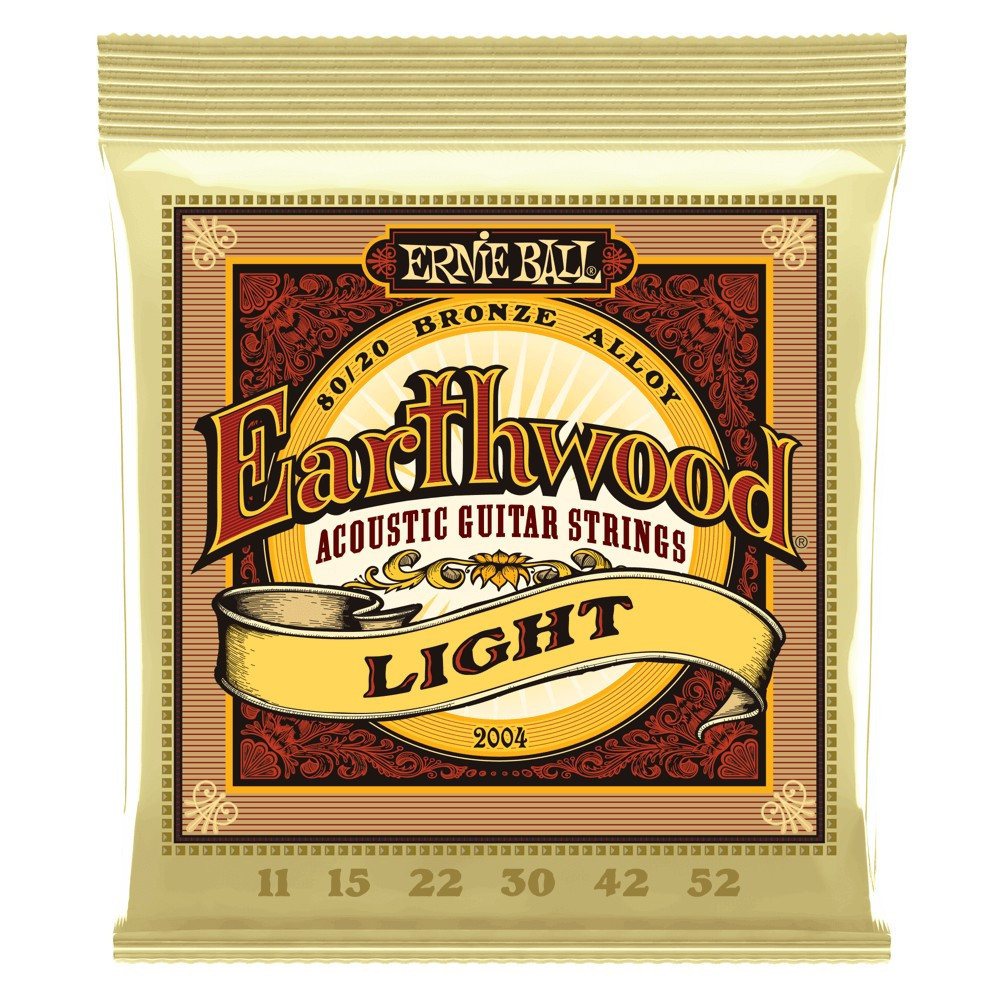 Ernie Ball EARTHWOOD LIGHT 80/20 11-52