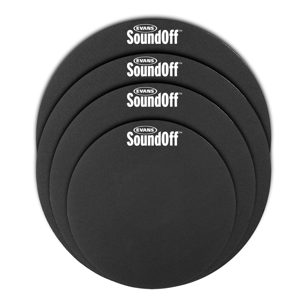 Evans Pack de sourdines SoundOff par Evans, Standard (12", 13", 14", 16")