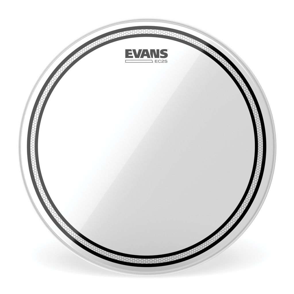 EVANS EC2 Clear Drum Head, 12 Inch