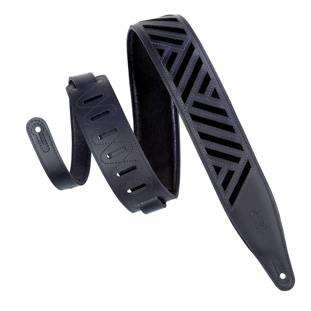 Levy's Sangle de Guitare DELUXE SERIES Diamond Cut Out