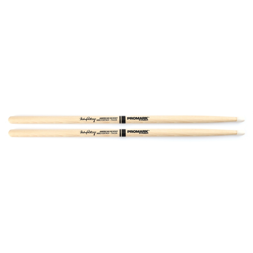 Promark Baguettes Mike Portnoy en Hickory 420, olive en nylon