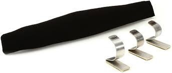 REMO Hardware Package, Bass Muffle Strip, Black, For 18" Diameter Drum