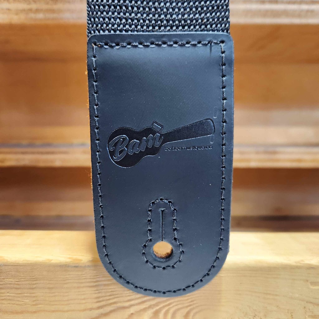 Courroie de guitare logo BAM Polyester