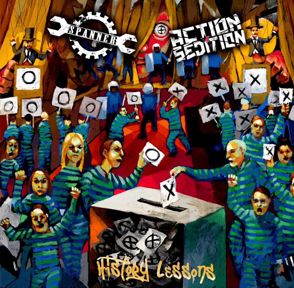 Spanner / Action Sédition - History Lessons - EP Vinyle