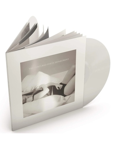 [245893331] Taylor Swift - The Tortured Poets Department (Ghost White) - 2LP Vinyl